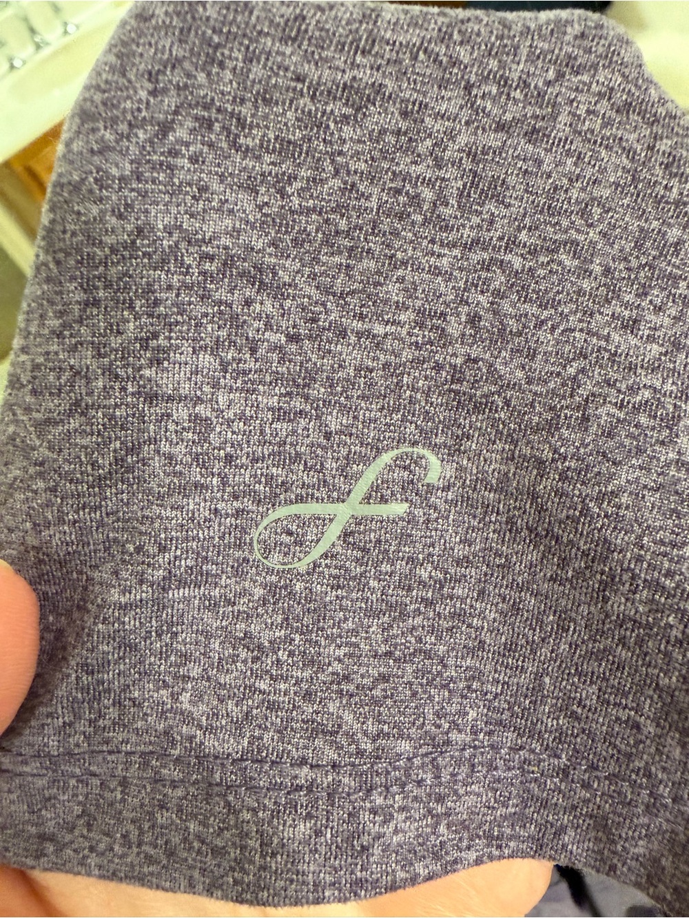Women's Short Sleeve Crewneck Tee in Lavender - Picture 3 of 4